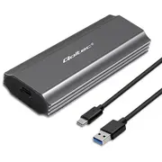 Qoltec Enclosure for drive M.2 Ssd, Sata, Nvme, Usb C  52271 5901878522715 Aiqolk000052271