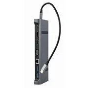 /Replikator Gembird  Usb-C 9W1, Hdmi, Pd, Vga, Dp, Usbx3, Audio, Lan A-Cm-Combo9-02 8716309124331