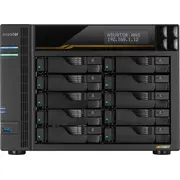 Serwer plików Asustor Lockerstor 10 Gen3 As6810T 10-Bay, Amd Ryzen V3C14  rdzenie 2.3Ghz, 16G Ecc Ddr5, 4X M.2 Pcie Nvme, 2X Gbe, 5 Gbe 4710474831593