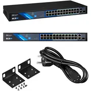 Switch 24 portowy Poe 100Mbps, 2Xrj45 Gigabit Uplink  1Xsfp Bcs-B-Sp2402G-1Sfp 5904890708464