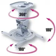 Techly Universal Ceiling Bracket for Projector, White Ica-Pm 100Wh  022397 8054529022397 Pitthlupr0004