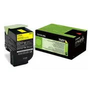 Toner Lexmark 70C20Y0 Yellow Oryginał  0734646436601