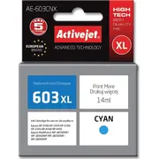 Tusz Activejet 603Xl Cyan Ae-603Cnx  5901443112587