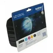 Tusz Brother  tuszy oryginalnych Lc-1280Xlvalbp Cyan, magenta, yellow, black Lc1280Xlvalbp 5014047565571