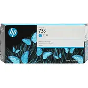 Tusz Hp Atrament/Hp 738 300-Ml Cyan Designjet Ink  676M6A 196548336166