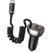 Usams Ład. sam. C37 1Xusb1Xusb-C 60W  Usb-C 30W PdQc Fast Charge /Black Cc192Cc01 Us-Cc192 6958444905105