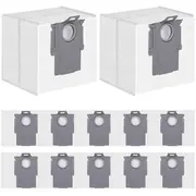 Vacuum Cleaner Accessory Roborock Disposable Dust Bag 12-Pack White For H5 8.04.0032  6974653810092