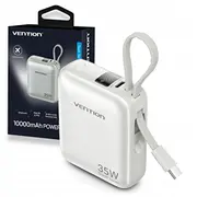 Vention 10000Mah 35W - power bank with Usb-C cable Beige  Fhen0 6922794789197 Ladvn1Pow0014