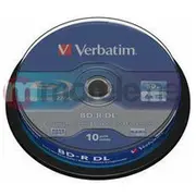 Verbatim Bd-R Dl 50 Gb 6X 10  43746 50023942437463