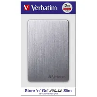 Verbatim Store n Go 2,5  Alu 2Tb Usb 3.2 Gen 1 Space Gray 53665 0023942536659 564636
