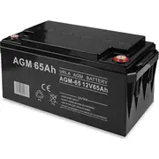 Volt Polska  Agm 12V 65Ah Vrla 6Akuxag065 5903760240837