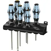 Wera 3334/3355/6 Rack - Screwdriver set, stainless steel  05032061001 4013288111395