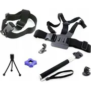 Xrec  Monopod / Head Strap Chest Mount Do Gopro Hero 5 4 3 2 1 Sjcam Xiaomi Xiaoyi Sb3786 5904647803084
