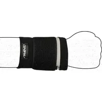 Avento Wristband with elastic strap Black/Silver grey L/Xl  604Sc44Sablk1 8716404340124 44Sa