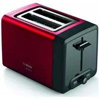 Bosch Tat4P424De toaster 2 slices 970 W Black, Red  Tat4P424 4242005188666 Agdbostos0023