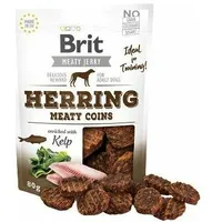 Brit Meaty Jerky Herring Coins Talarki Śledź 80G  Brit-Jerky-07-80 8595602543786