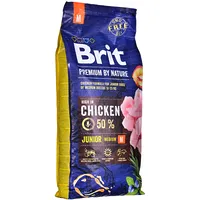 Brit Premium by Nature Junior Medium Chicken - dry dog food 15 kg  Amabezkar3545 8595602526338