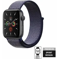 Crong Nylon Band - Pasek Apple Watch 42/44 mm Midnight Blue  Crg-44Nlb-Mbl 5907731983785