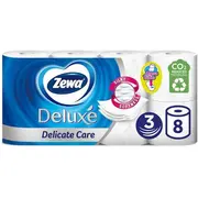 Zewa Paper Wc Deluxe White 3Ply 8Pcs  7322540313345