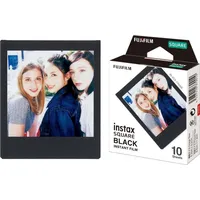 Fujifilm  natychowy 7.2X8.6 cm Instax square glossy black 16576532 4547410370010 383707