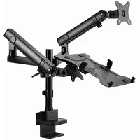 Gembird Ma-Da3-02 Desk mounted adjustable monitor arm with notebook tray Full-Motion, 17-32, up to 8 kg  8716309127653 Mongemmdo0019