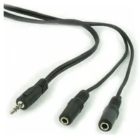 Cable Audio Splitter 3.5Mm/5M Black Cca-415 Gembird  8716309026994