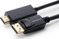 Kabel Microconnect Displayport - Hdmi 0.5M  Mc-Dp-Hdmi-050 5704174300304