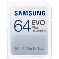 Karta Samsung Evo Plus 2021 Sdxc 64 Gb Class 10 Uhs-I/U1 V10 Mb-Sc64K/Eu  8806092504592