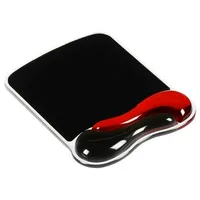 Kensington Duo Gel Mouse Pad with Integrated Wrist Support - Red/Black  62402 636638006246 Arbkenpod0016