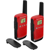 Motorola Talkabout T42 two-way radio 16 channels Black,Red  5031753007492 Radmotkro0002