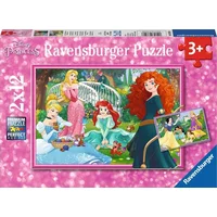 Ravensburger Puzzle 2X12  - W Księżniczek Gxp-675717 4005556076208