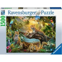 Ravensburger Jigsaw Puzzle Leopard Family in the Jungle 1500 pieces  17435 4005556174355