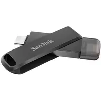 Sandisk iXpand Flash Drive Luxe 64Gb - Usb-C  Lightning for iPhone, iPad, Mac, Usb Type-C devices including Android, Ean 619659181932 Sdix70N-064G-Gn6Nn