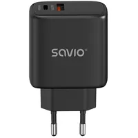 Savio  sieciowa 30W Quick Charge, Power Delivery 3.0, La-06/B Savla-06/B 5901986048060