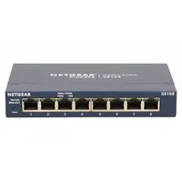 Netgear Gs108Ge network switch Unmanaged Gigabit Ethernet 10/100/1000 Blue  606449025187 Siengehub0009