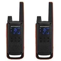 Motorola T82 Twin Pack two-way radio 16 channels Black,Orange  Moto82 5031753007232 Radmotkro0007