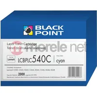 Toner Black  Lcbplc540C Cyan Zamiennik C540H1Cg 5907625620086