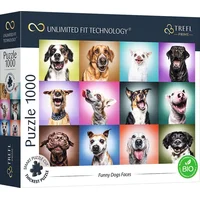Trefl Puzzle 1000 Funny Dogs Faces Unlimited Fit Technology  10706T 5900511107067
