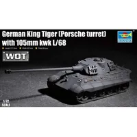Trumpeter  model King Tiger w/ 105Mm kWh L/68 Porsche Gxp-721208 9580208071619