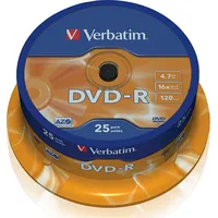 Verbatim Dvd-R 4.7 Gb 16X 25  43522 0023942435228 770516