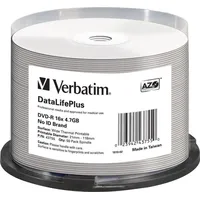 Verbatim Dvd-R 4.7 Gb 16X Spindle 50  43755/9510754
