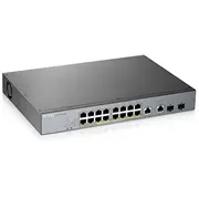 Zyxel Gs1350-18Hp Cctv Poe Lr 250W Switch  Gs1350-18Hp-Eu0101F 4718937604425 Nuzyxsz16000001