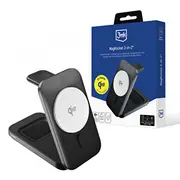 3Mk bezdrátová nabíječka - Magrocket 3-In-1, technologie Qi2, 15W, černá  5903108643412 5903108569774