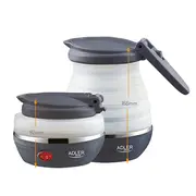 Adler Ad 1279 electric kettle 0.6 L 750 W Black, White  5902934831512 Agdadlcze0084