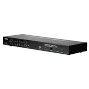 Aten  1-Local/Remote Shared Access 16-Port Ps/2-Usb Vga Kvm Over Ip Switch Cs1716I-At-G 1 x Sphd Male Yellow, 16 Female Db-25 Male, Dc Jack, Rj-45 Female, Rj-11, Usb Type A 4710423776722