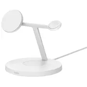 Belkin Induktīvais lādētājs Boost Charge Pro Qi2 3In1 magn.Ladestat.15W ws. Wiz032Kqwh  0745883900336 125031