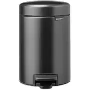 Brabantia atkritumu tvertnepedāli Newicon, 3L, Confident Grey 233449  8710755233449