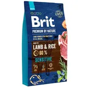 Brit Premium by Nature Adult Sensitive Lamb and Rice - dry dog food 8 kg  Dlpritkas0009 8595602526635