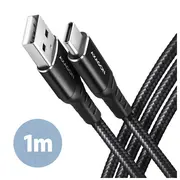 Axagon Data and charging Usb 2.0 cable, 1 m  Bucm-Am10Ab Usb-C to Usb-A 8595247906847