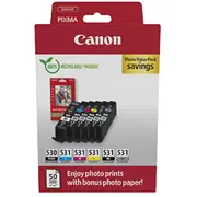 Canon Ink 6117C004 / Pgi-530/Cli-531 Multipack Bk,C,M,Y,Gy  8714574683126